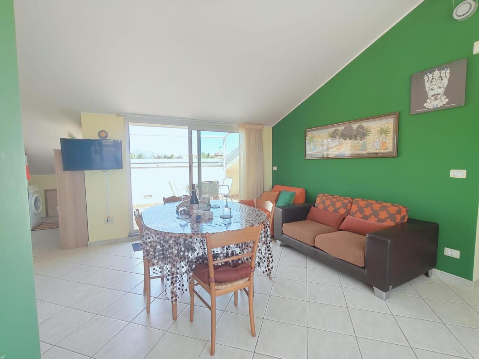 Appartement Sicilia, Mansarda Le Due Terrazze à Mascali Extérieur photo